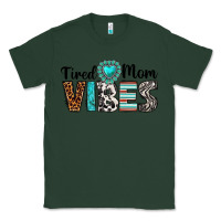 Sports Green tired mom vibes Classic Tee - texasbilliewilder