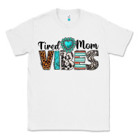 White tired mom vibes Classic Tee - texasbilliewilder