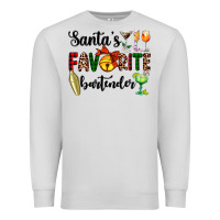 Dove Grey santa's favorite bartender Premium Sweatshirt - AdoDesignShop