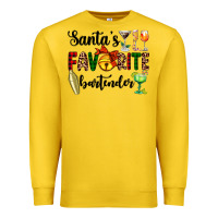 Lemon santa's favorite bartender Premium Sweatshirt - AdoDesignShop