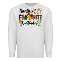 Oatmeal Heather santa's favorite bartender Premium Sweatshirt - AdoDesignShop