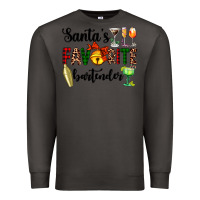 Smoke santa's favorite bartender Premium Sweatshirt - AdoDesignShop