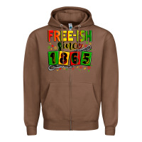 Chestnut Free-ish since 1865 Zipper Hoodie - Zillion Design Studio