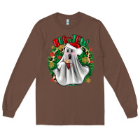 Chestnut ghost dead inside but it’s christmas boojee Long Sleeve Tee - Zillion Design Studio