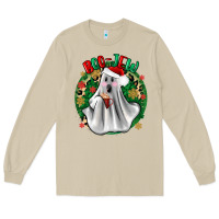 Mushroom ghost dead inside but it’s christmas boojee Long Sleeve Tee - Zillion Design Studio
