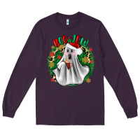 Plum ghost dead inside but it’s christmas boojee Long Sleeve Tee - Zillion Design Studio