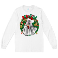 White ghost dead inside but it’s christmas boojee Long Sleeve Tee - Zillion Design Studio