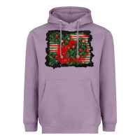 Lavender christmas ornament background Heavyweight Hoodie - BundleAndBundleShop