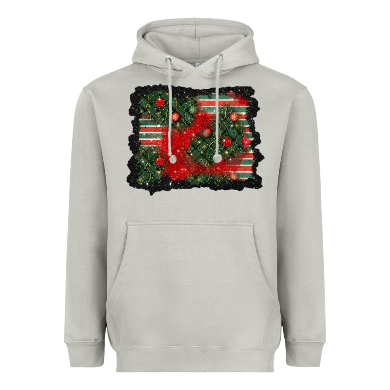 Christmas Ornament Background Heavyweight Hoodie by BundleAndBundleShop | Teevron