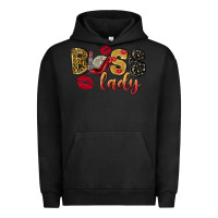 Pigment Black boss lady with money Urban Hoodie - NancyCooperArtShop