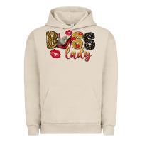 Pigment French Oak boss lady with money Urban Hoodie - NancyCooperArtShop