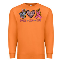 Carrot peace love cure Premium Sweatshirt - JahusDesignShop