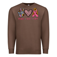 Chestnut peace love cure Premium Sweatshirt - JahusDesignShop