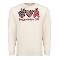 Sandshell peace love cure Premium Sweatshirt - JahusDesignShop