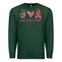 Sports Green peace love cure Premium Sweatshirt - JahusDesignShop