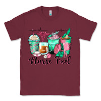 Burgundy nurse fuel coffee cups Classic Tee - Zillion Design Studio