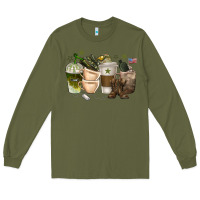 Army Green coffee cups army Long Sleeve Tee - texasbilliewilder