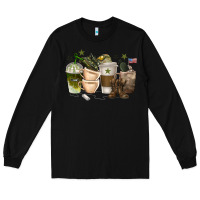Black coffee cups army Long Sleeve Tee - texasbilliewilder