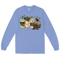 Colony Blue coffee cups army Long Sleeve Tee - texasbilliewilder