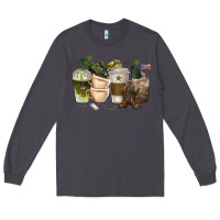 Smoke coffee cups army Long Sleeve Tee - texasbilliewilder