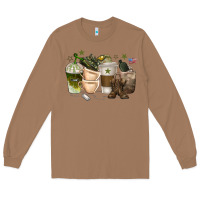 Toasted Coconut coffee cups army Long Sleeve Tee - texasbilliewilder