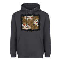 Smoke christmas mistletoe background Heavyweight Hoodie - BundleAndBundleShop
