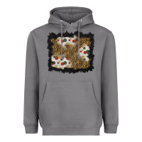Storm christmas mistletoe background Heavyweight Hoodie - BundleAndBundleShop