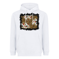 White christmas mistletoe background Heavyweight Hoodie - BundleAndBundleShop
