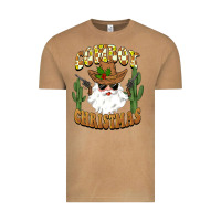 Vintage Camel cowboy christmas santa Vintage Tee - BarkalooDesign