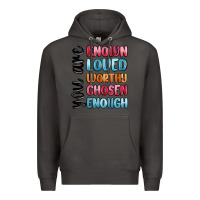 Smoke you are known loved worthy chosen enough Premium Hoodie - MaliasSmallBusiness
