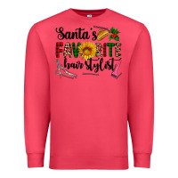 Cardinal santa's favorite  hair stylist Premium Sweatshirt - AdoDesignShop