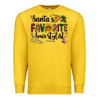 Lemon santa's favorite  hair stylist Premium Sweatshirt - AdoDesignShop