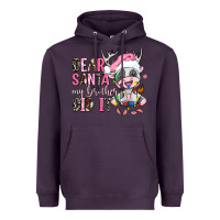 Plum dear santa my brother did it Heavyweight Hoodie - AdoDesignShop