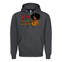 Smoke I am black history Zipper Hoodie - Zillion Design Studio