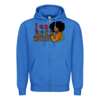 True Royal I am black history Zipper Hoodie - Zillion Design Studio