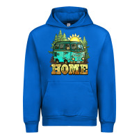 Cobalt camping caravan home Urban Hoodie - NancyCooperArtShop
