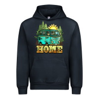 Navy camping caravan home Urban Hoodie - NancyCooperArtShop