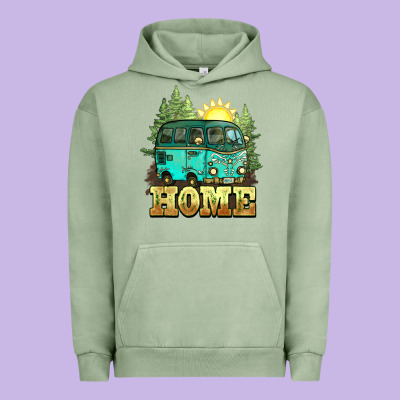 Camping Caravan Home Urban Hoodie Designed By Nancycooperartshop