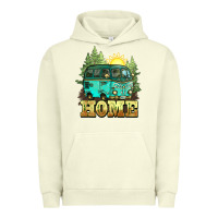 Pigment Pistachio camping caravan home Urban Hoodie - NancyCooperArtShop