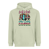 Matcha just a girl who loves camping Heavyweight Hoodie - JahusDesignShop