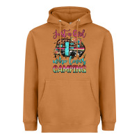 Meerkat just a girl who loves camping Heavyweight Hoodie - JahusDesignShop