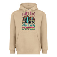 Mushroom just a girl who loves camping Heavyweight Hoodie - JahusDesignShop