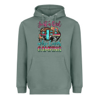 Sage just a girl who loves camping Heavyweight Hoodie - JahusDesignShop
