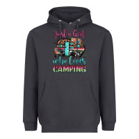 Smoke just a girl who loves camping Heavyweight Hoodie - JahusDesignShop