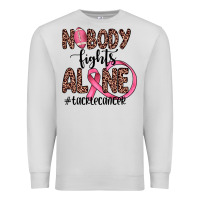 Dove Grey nobody fights alone #tacklecancer Premium Sweatshirt - JahusDesignShop