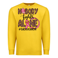 Lemon nobody fights alone #tacklecancer Premium Sweatshirt - JahusDesignShop