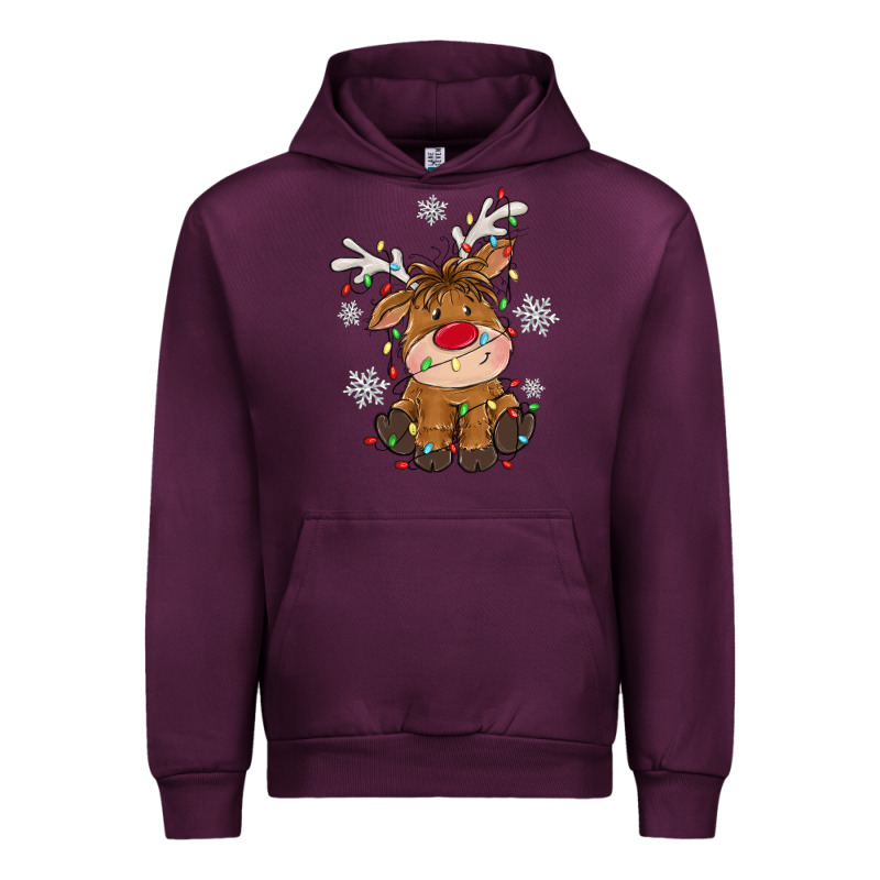 Christmas Reindeer Urban Hoodie by MaliasSmallBusiness | Teevron