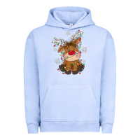 Pigment Grape Ice Christmas reindeer Urban Hoodie - MaliasSmallBusiness