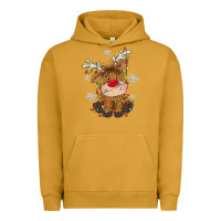 Pigment Peanut Butter Christmas reindeer Urban Hoodie - MaliasSmallBusiness