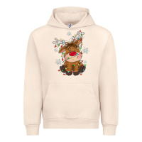 Sandshell Christmas reindeer Urban Hoodie - MaliasSmallBusiness
